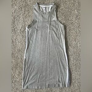 Adidas Light Gray Racerback Dress Size XS